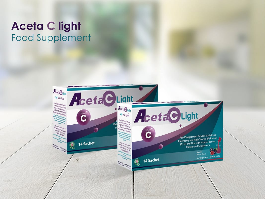 اسيتاسى لايت لتقليل لزوجة السائل المنوي للرجال (14 كيس) Aceta-C Light